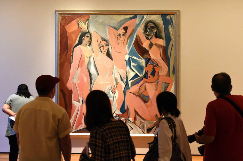 Les Demoiselles d'Avignon, Pablo Picasso, 1907, coleção MoMA / Shutterstock
