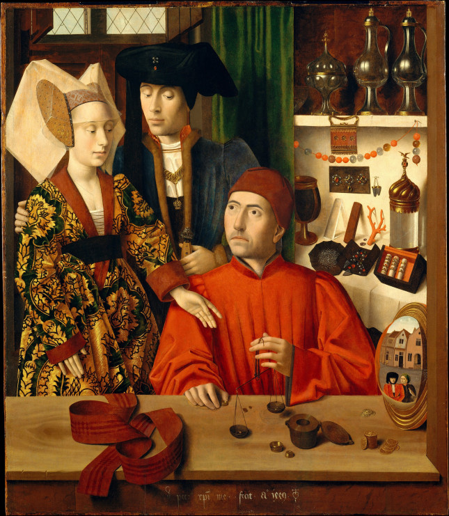Saint Eligius - patron saint of watchmakers / Petrus Christus, ca. 1449 / Getty Images