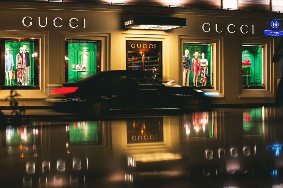 Gucci, a luxury fashion house owned by the Kering Group, is a boutique / Unsplash, Dima Pechurin