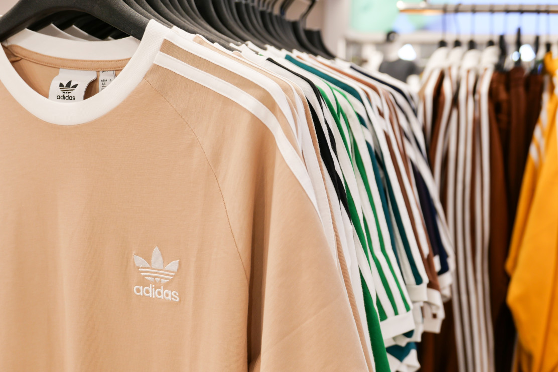 Adidas clothing/photo: Shutterstock