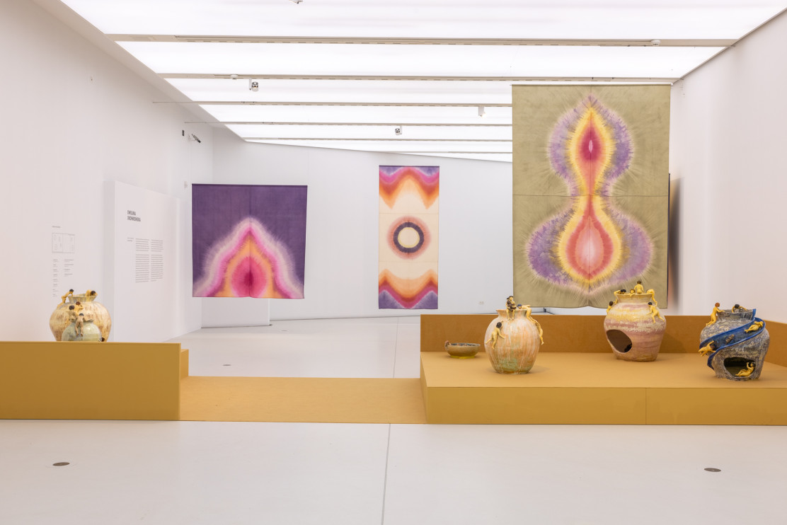 “Dreaming of Remedy”, Ewelina Skowronska’s textiles at the East–East exhibition | photo: Manggha Museum press materials