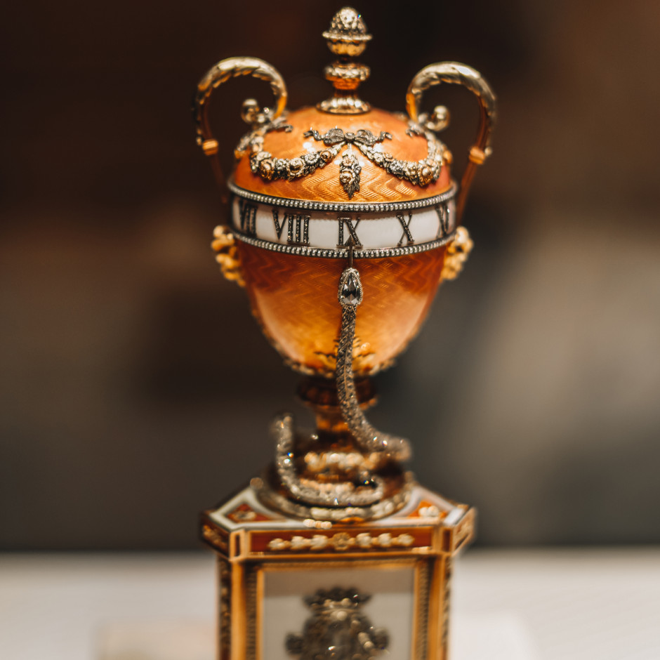 L'iconico uovo Fabergé, San Pietroburgo, Russia