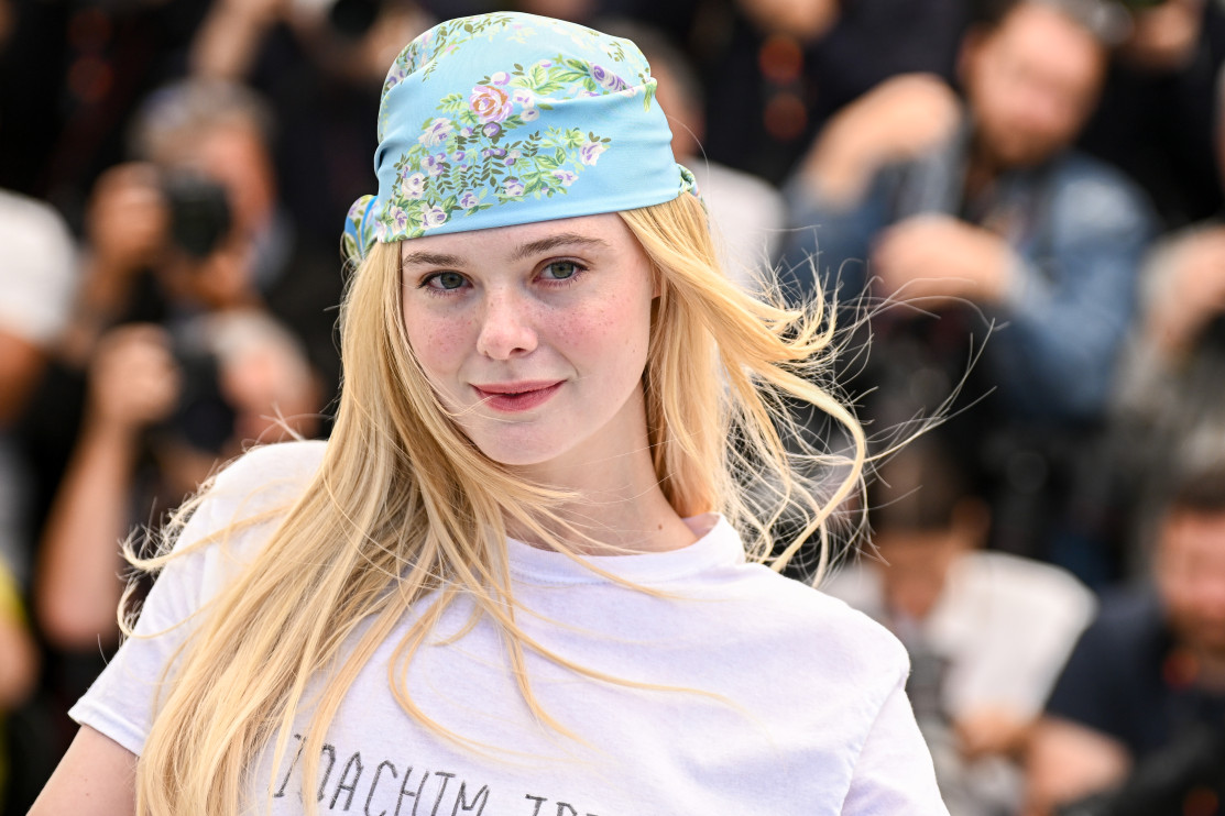 Elle Fanning at the 2025 Cannes Film Festival. License: Stephane Cardinale - Corbis/Corbis / Getty Images