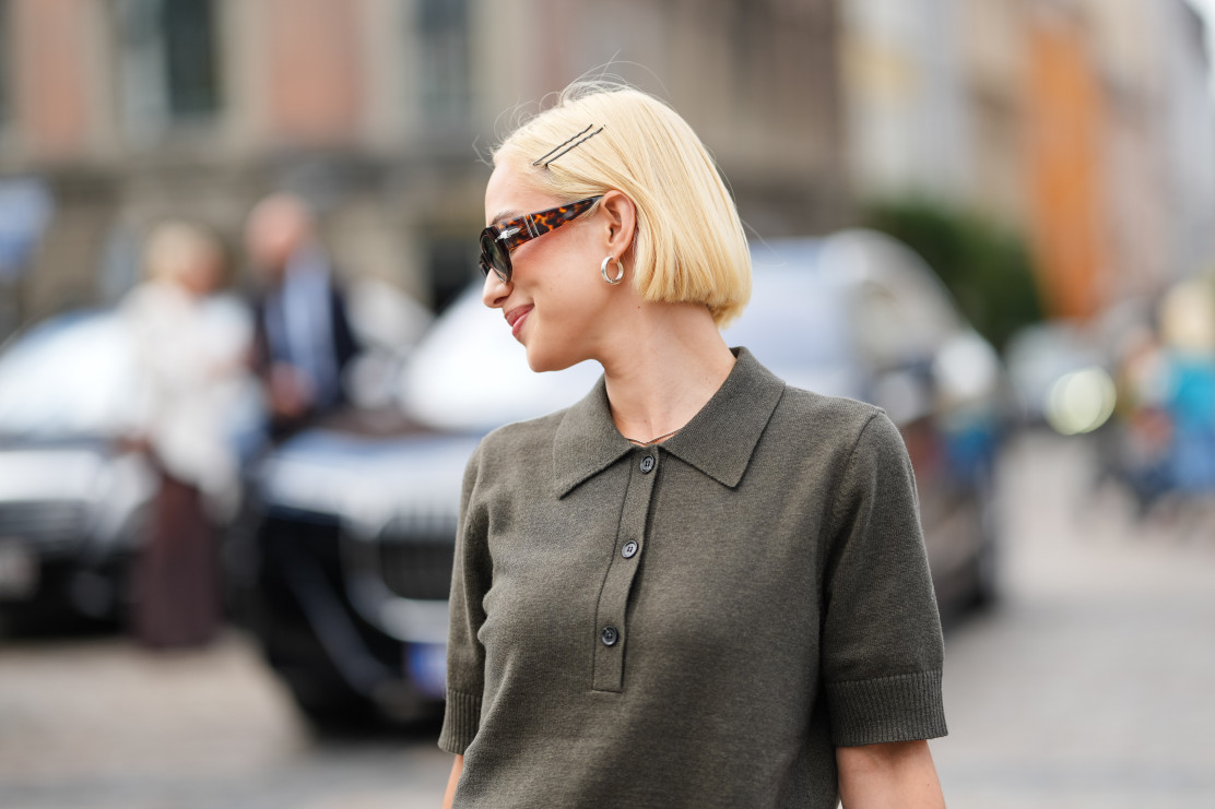 Lemon shade of blonde - a fashionable color for summer and fall 2025. License: Edward Berthelot / Getty Images