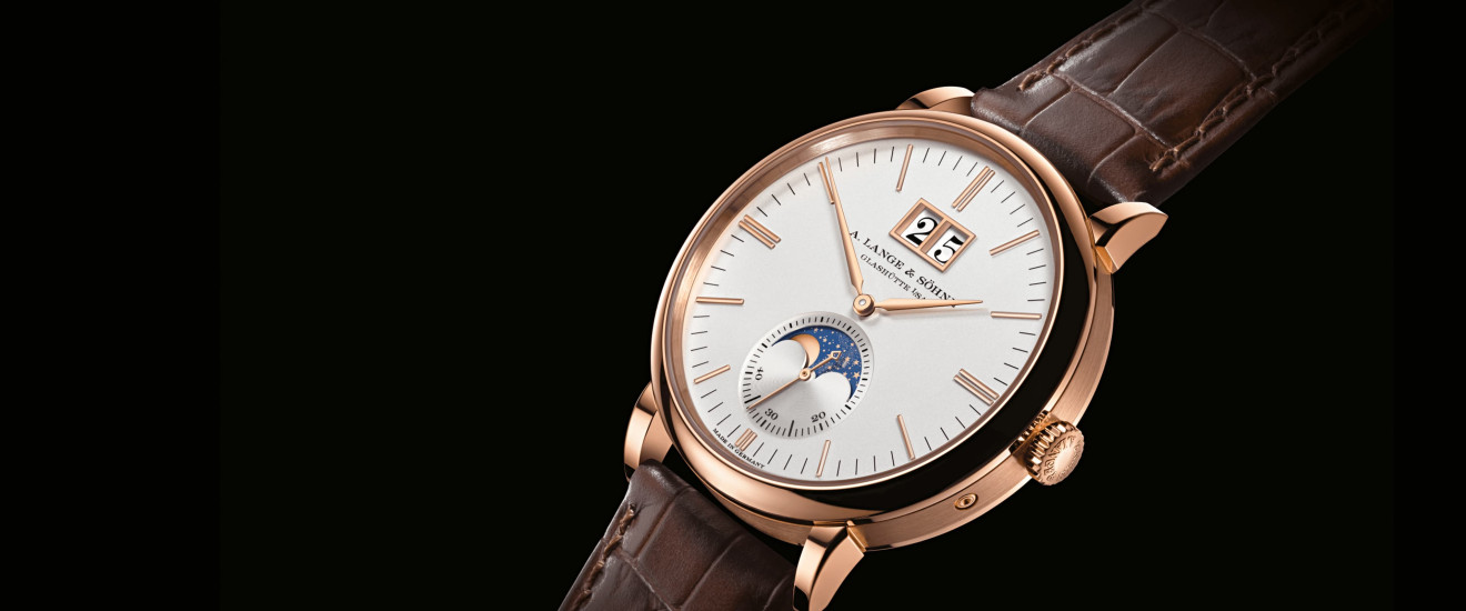 A. Lange & Söhne Saxonia Fase lunar / material de prensa