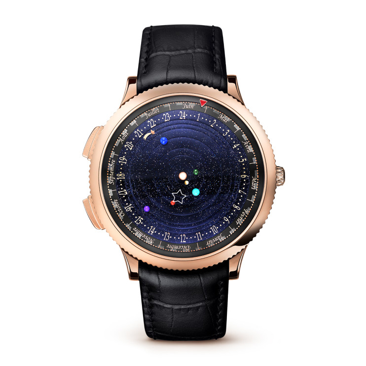 Van Cleef & Arpels Midnight Planetarium Poetic Complication (ref. VCARO4J000) / dossier de prensa