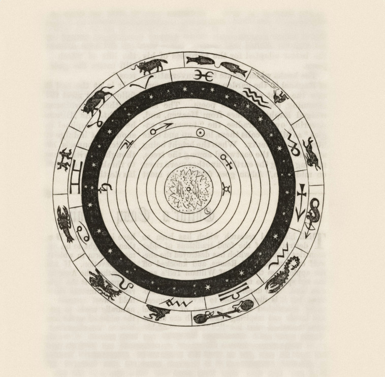 Thème astral avec positions planétaires / Photo : Unsplash, Bibliothèque publique de New York