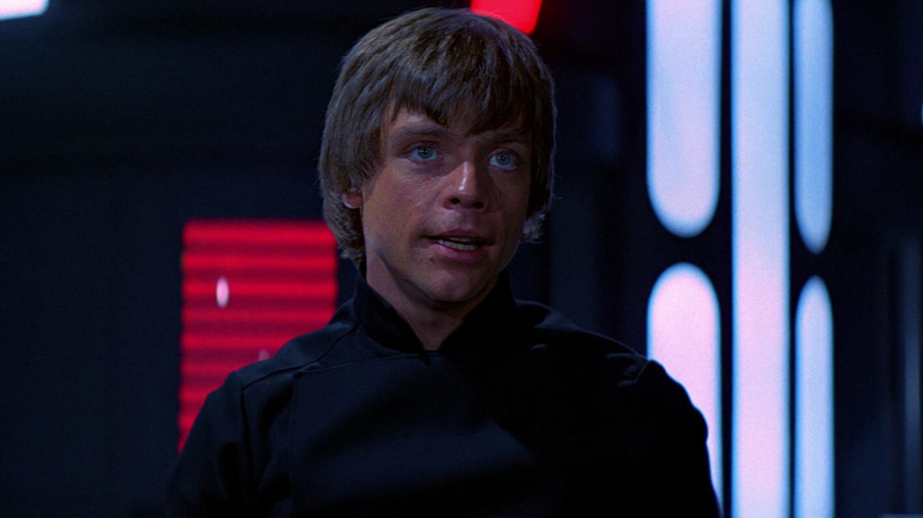Mark Hamill como Luke Skywalker/foto: fotograma de la película