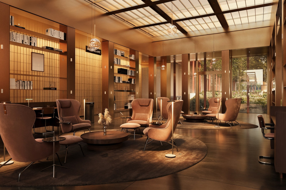 Gutenberg Apartments x Montblanc - o primeiro Salão Literário da marca alemã no mundo está sendo inaugurado em Varsóvia. Licença: Materiais de imprensa / Gutenberg Apartments x Montblanc