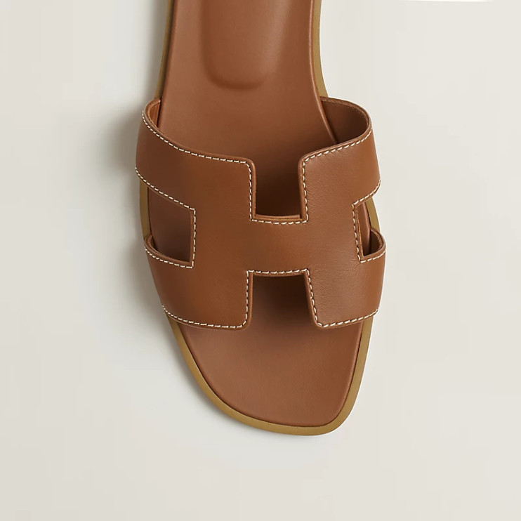 Sandálias Hermès Oran sob proteção/foto: materiais de imprensa da Hermès