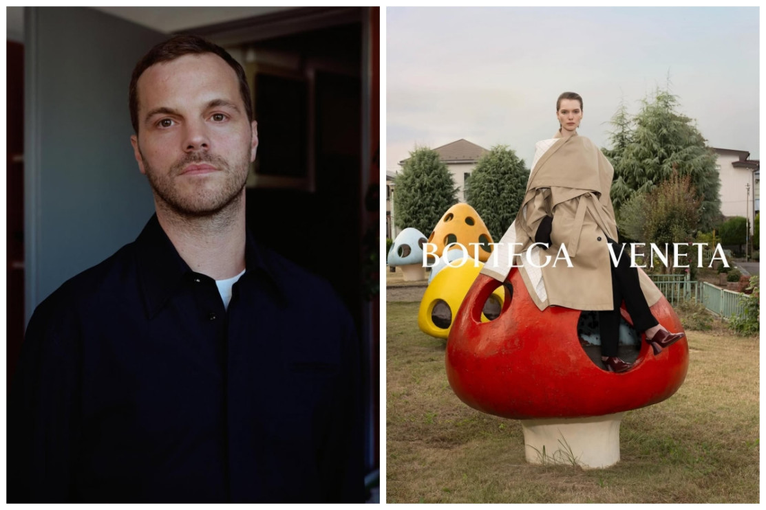 Matthieu Blazy e sua coleção para Bottega Veneta / Instagram @matthieublazy