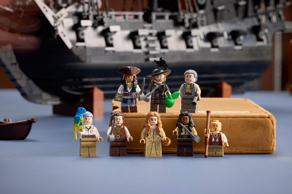 O conjunto inclui oito minifiguras. Foto: Materiais de imprensa / Lego
