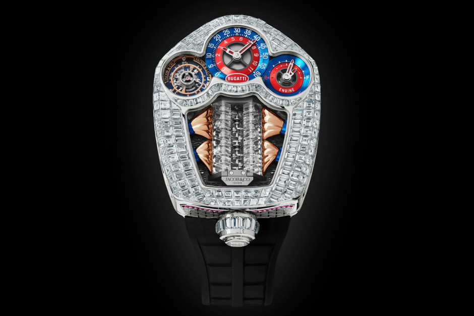 Bugatti x JacobCo. - Baguette-Tourbillon - a luxury watch inspired by a car. Photo: Press materials / Bugatti