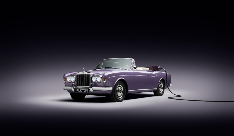 A Halcyon apresenta o Rolls-Royce Corniche na versão Highland Heather. Foto: Materiais de imprensa / Halcyon