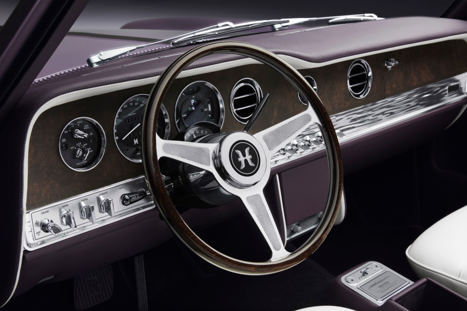 Interior do Rolls-Royce Corniche por Halcyon. Foto: Materiais de imprensa / Halcyon