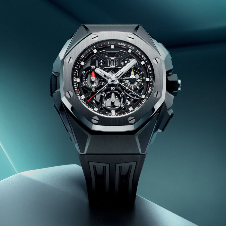 Audemars Piguet Royal Oak Concept Split-Seconds Chronograaf GMT (ref. 26650TI) / perskit