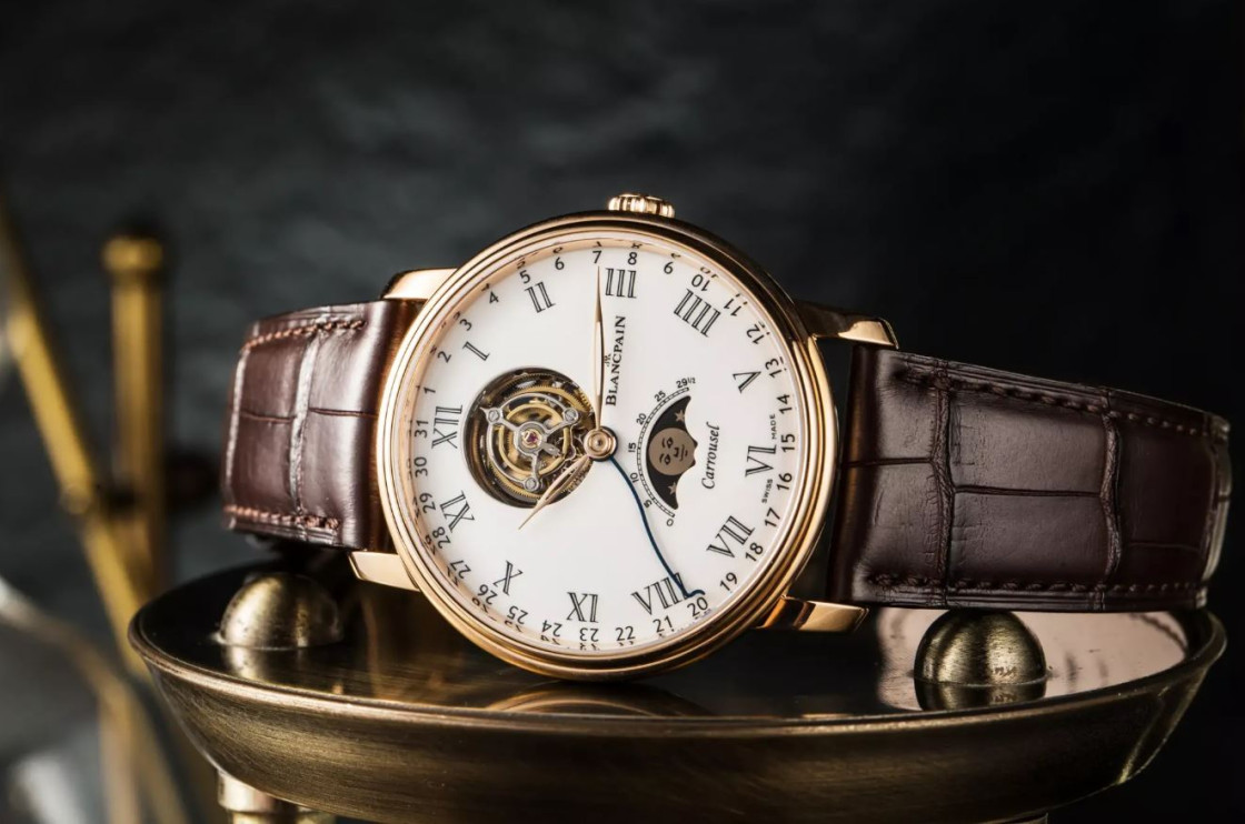 Blancpain Villeret Carrousel Phases de Lune Ref. 6622L 3631 55B / Persmateriaal