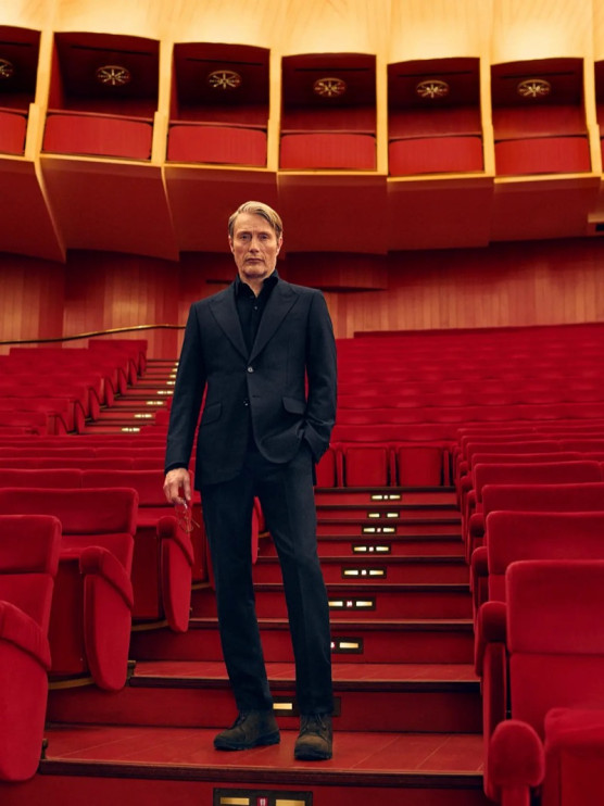 Zegna - Herfst 2025 reclamecampagne met Mads Mikkelsen / persmateriaal