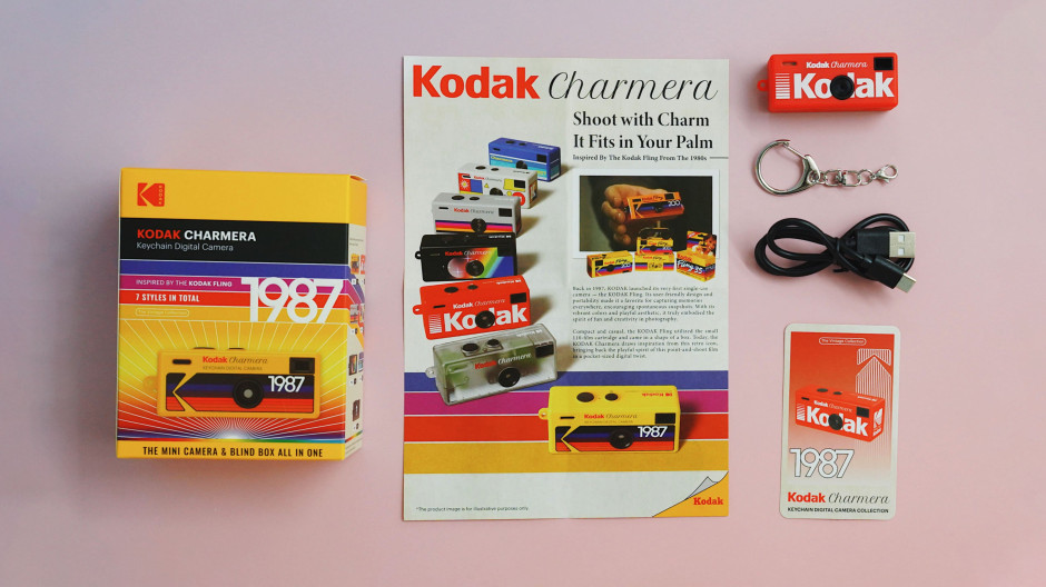 Kodak Charmera wie Labubu? Foto: Pressematerialien / Kodak