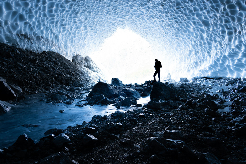 The famous Ice Chapel in Alplach collapsed. Photo: Julien Riedel / Unsplash
