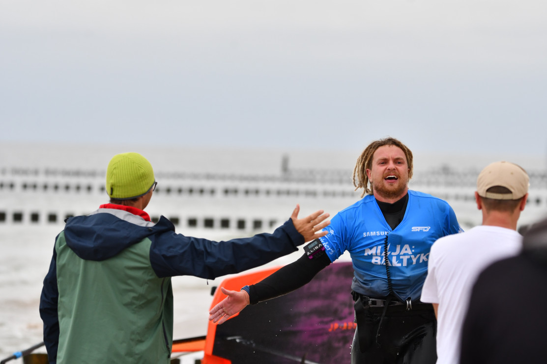 Maciej Rutkowski swam across the Baltic Sea / private archive of the athlete