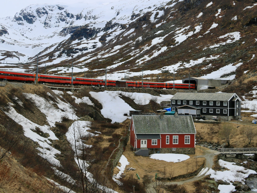 Uma das mais belas rotas ferroviárias da Europa fica na Noruega / Foto: Unsplash, Hongbin