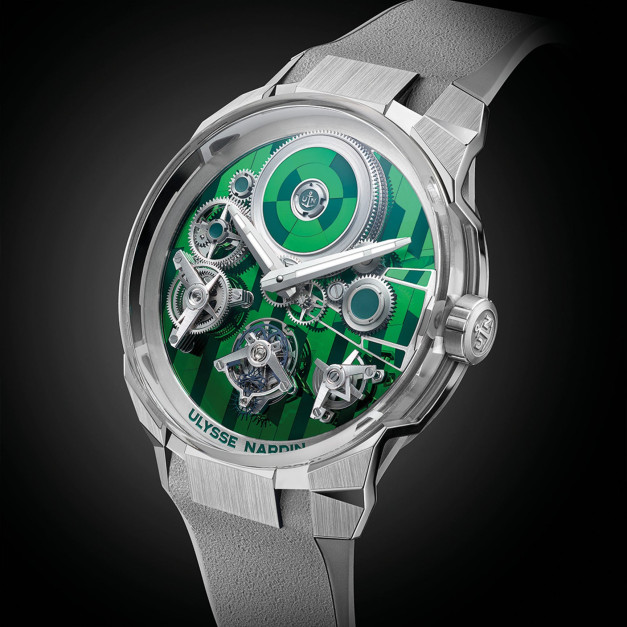 Ulysse Nardin apresenta Blast Free Wheel Marquetry Silicon Green Foto: Materiais de imprensa / Ulysse Nardin
