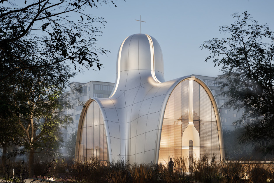 Kutsal Üçlü Kilisesi, Kiev, Ukrayna Lisans: Basın Materyalleri / Aranchii Architects