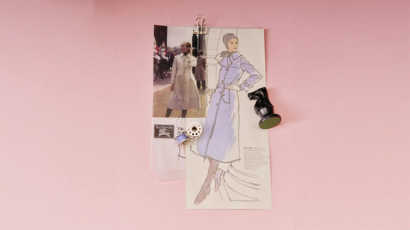 Burberry apresenta novos casacos para o outono de 2025 / Materiais de imprensa da Burberry