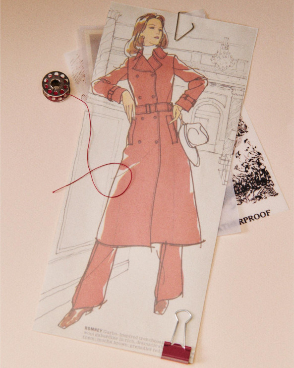 Burberry apresenta novos casacos para o outono de 2025 / Materiais de imprensa da Burberry