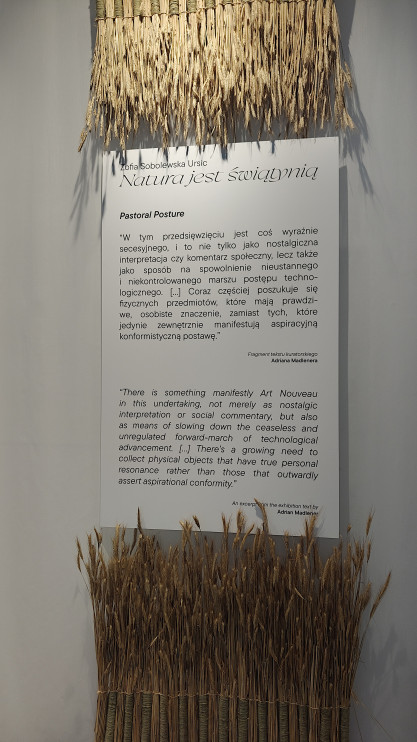 Warsaw Gallery Weekend 2025 – Nature is a Temple-Ausstellung in der Craftica Gallery / Well.pl, Foto von Magdalena Rączka
