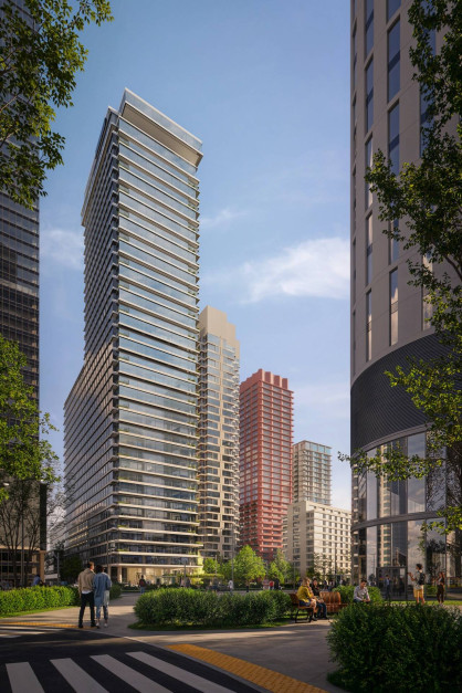 Varşova'da yeni bir AFI Tower gökdeleni inşa edilecek. Fotoğraf: Basın materyalleri / Echo Investment
