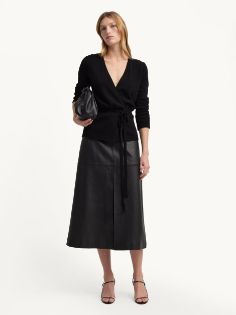 Leren rok uit de GWYN-collectie van Gwyneth Paltrow Licentie: Persmateriaal / GWYN