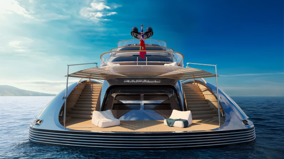 Turquoise Yachts presenteert de Rafale, een 81 meter lang superjacht. Foto: Persmateriaal / Turquoise Yachts