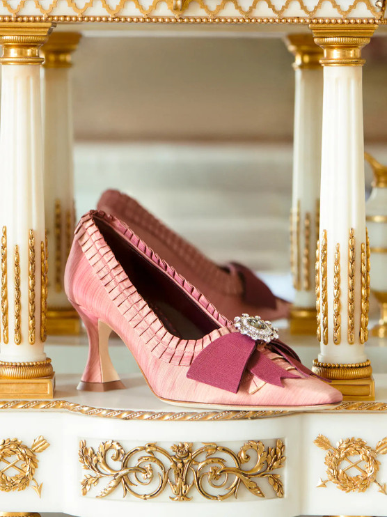 Manolo Blahnik presenteert een collectie geïnspireerd door Marie Antoinette / foto: persmateriaal van Manolo Blahnik