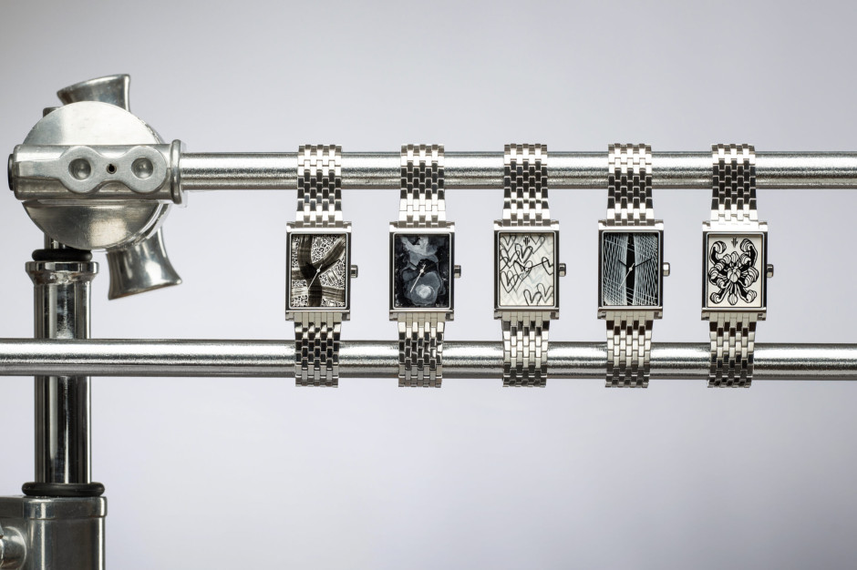V Collectors, een set van vijf horloges van het Zwitserse merk Vieren Licentie: Persmateriaal / Vieren