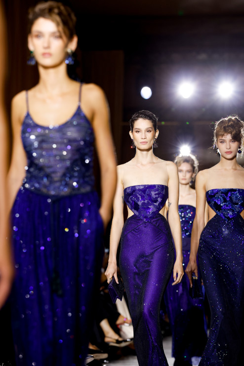 Giorgio Armani - sfilata primavera-estate 2026. Foto: Aitor Rosas Sune/WWD/Getty Images