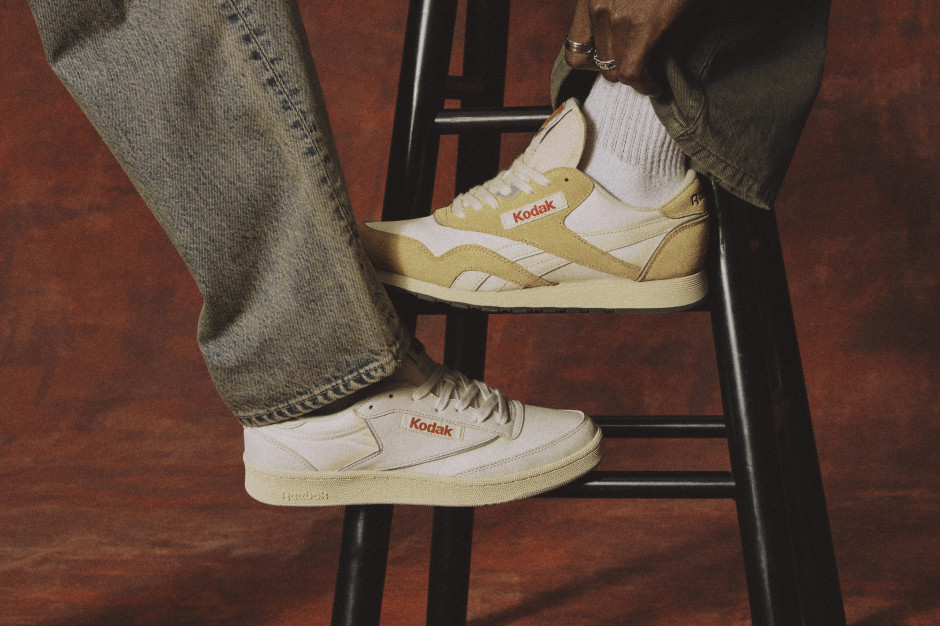 Nuova collezione Reebok x Kodak: sneakers ispirate all'analogico e alla pellicola Licenza: Materiali stampa / Reebok