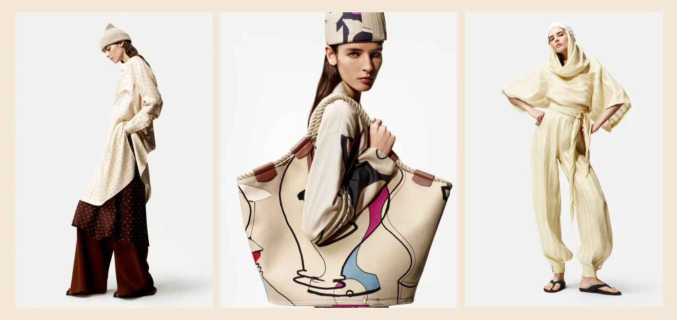 Loro Piana - collezione donna primavera estate 2025 / materiali stampa