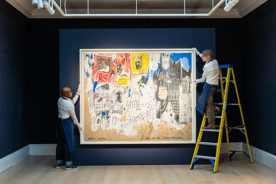 Jean-Michel Basquiat, Couronnes (Peso Neto), 1981. Photo : Dossiers de presse / Sotheby's