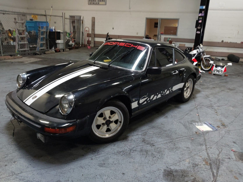 La police a retrouvé une Porsche 911 SC volée de 1979. Photo : Police de San Francisco / Facebook