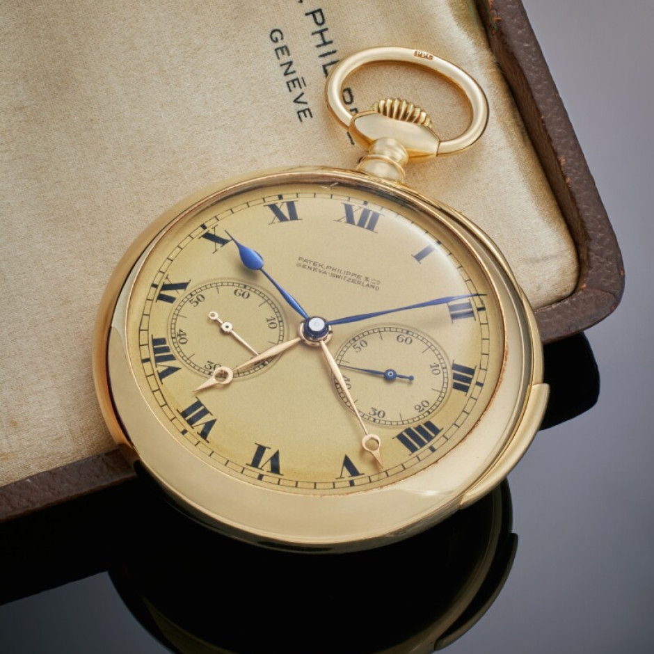Montre Patek Philippe de 1920. Photo : Dossiers de presse / Sotheby's