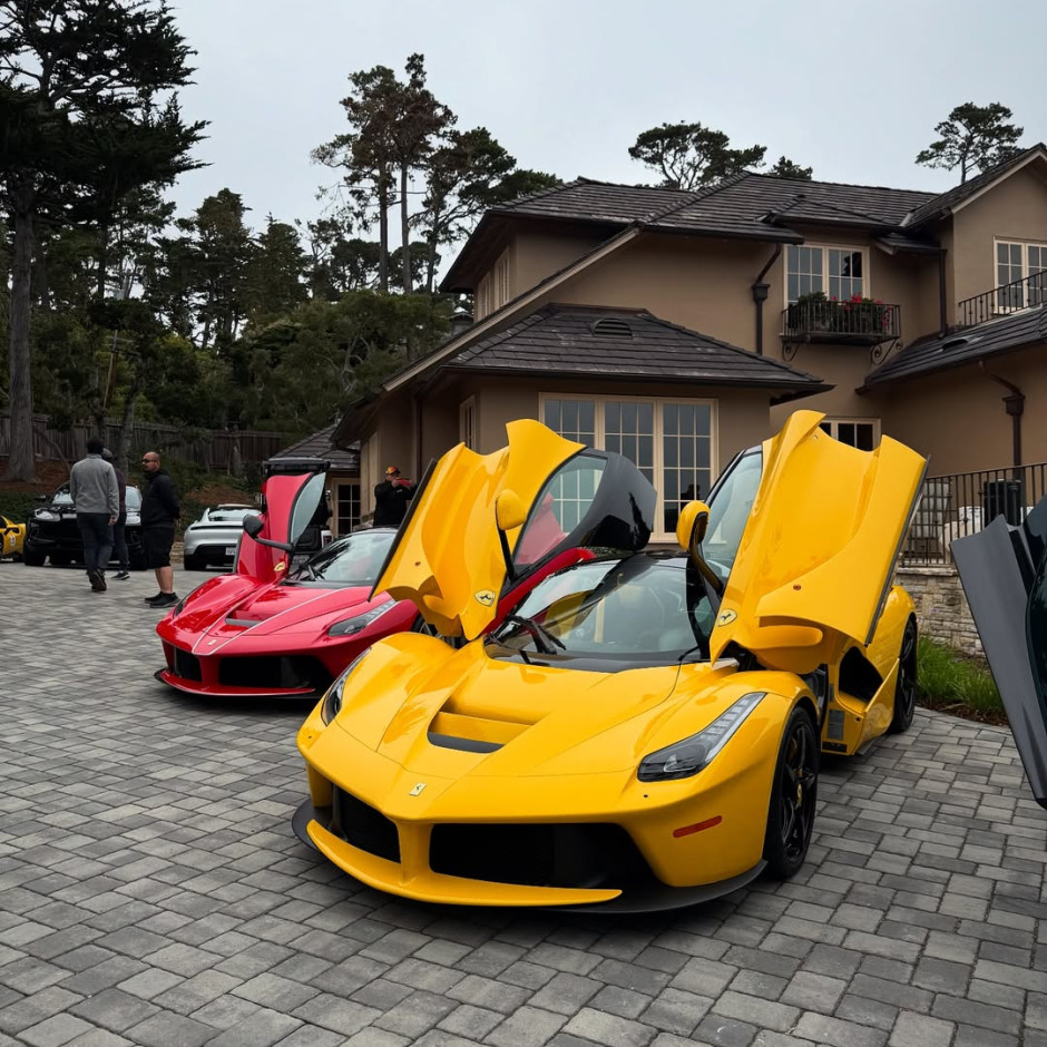 Ferrari jaune de la collection de l'homme d'affaires californien David Lee. Licence : ferraricollector_davidlee / Instagram