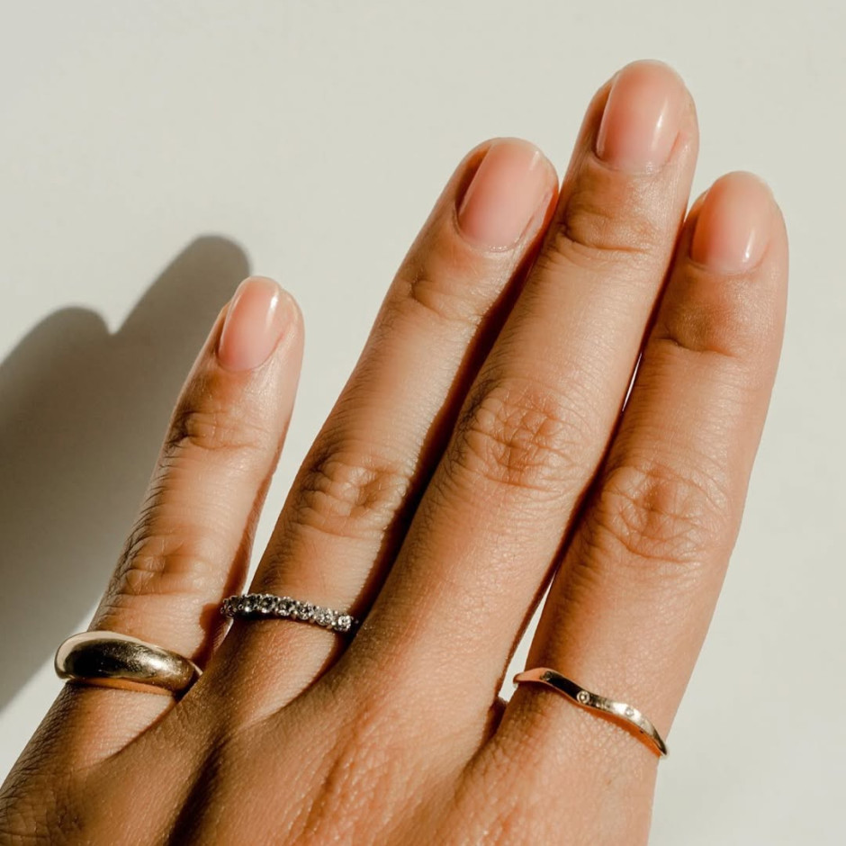 Ongles en tulle dans une teinte pêche Licence : Cynthialions / Instagram