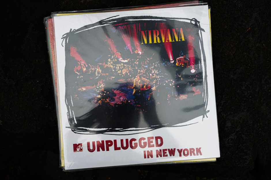 Disque vinyle Nirvana MTV Unplugged. Photo : AS photo family / Shutterstock