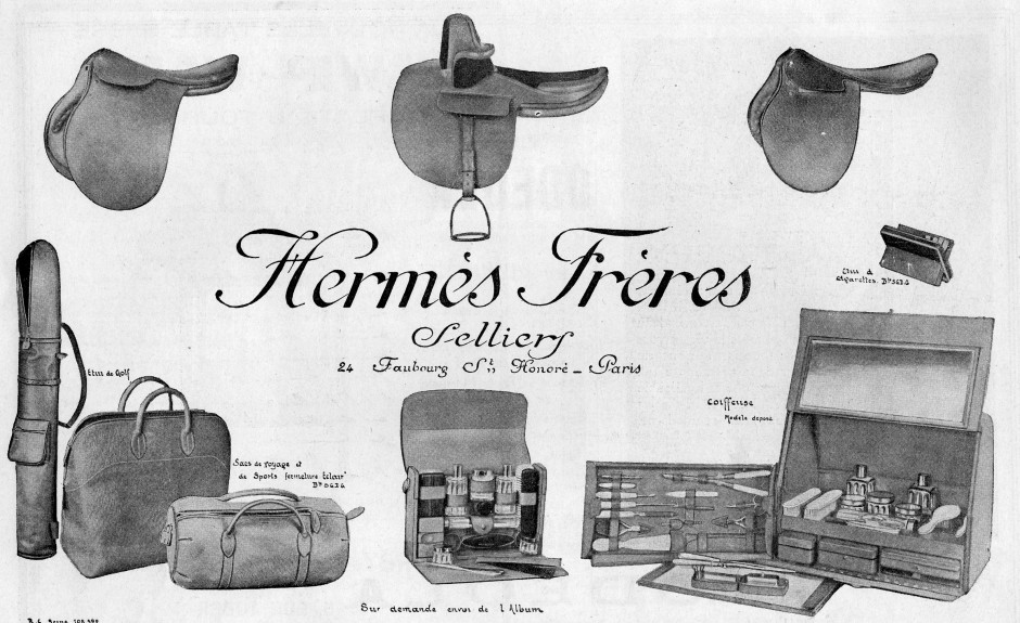 Hermes advertisement from 1923. Photo: Author unknown / Wikimedia Commons / CC0 (Public domain)
