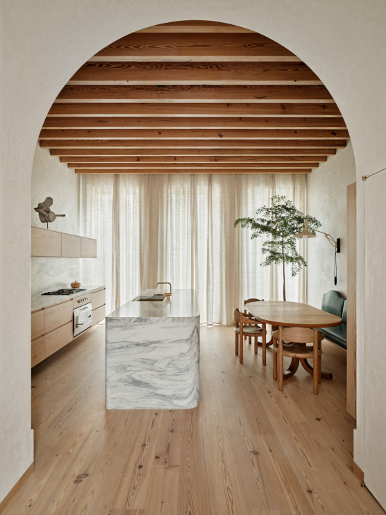 Brooklyn'de anıtsal merdivenli ev / Brent Buck Architects'ten Andrew Zalewsky tarafından tasarlandı, fotoğraf: Christopher Sturman