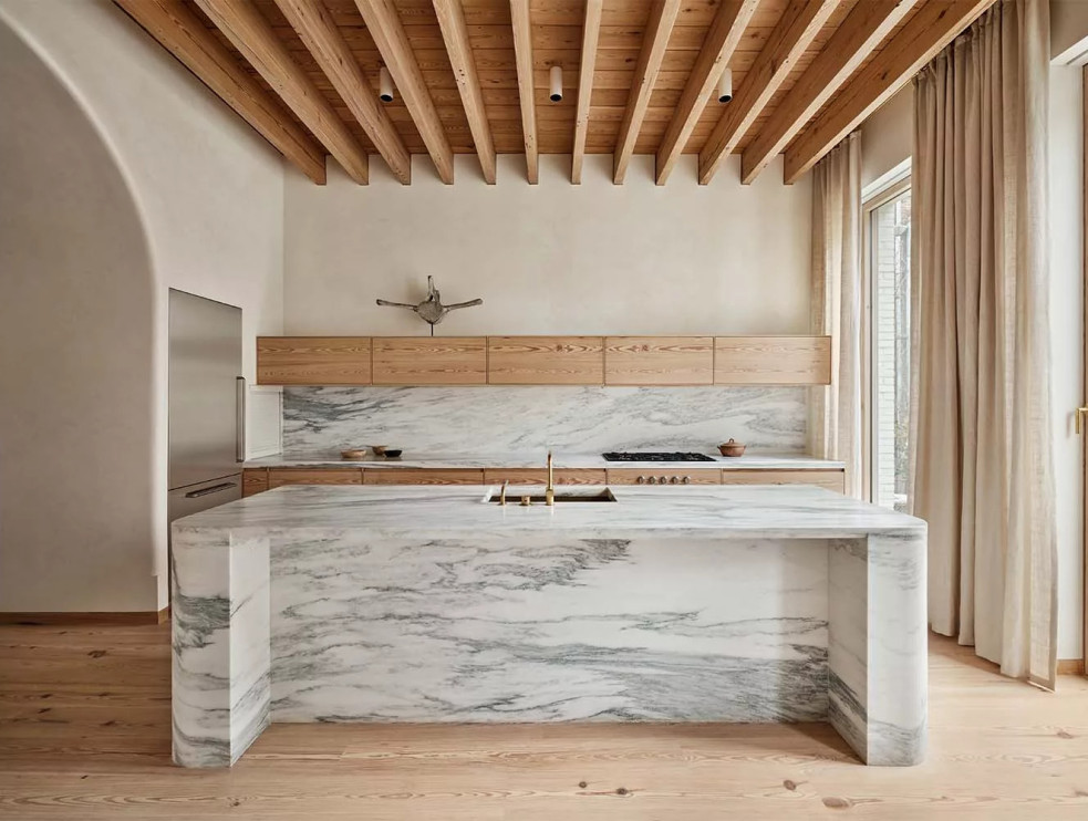 Brooklyn'de anıtsal merdivenli ev / Brent Buck Architects'ten Andrew Zalewsky tarafından tasarlandı, fotoğraf: Christopher Sturman