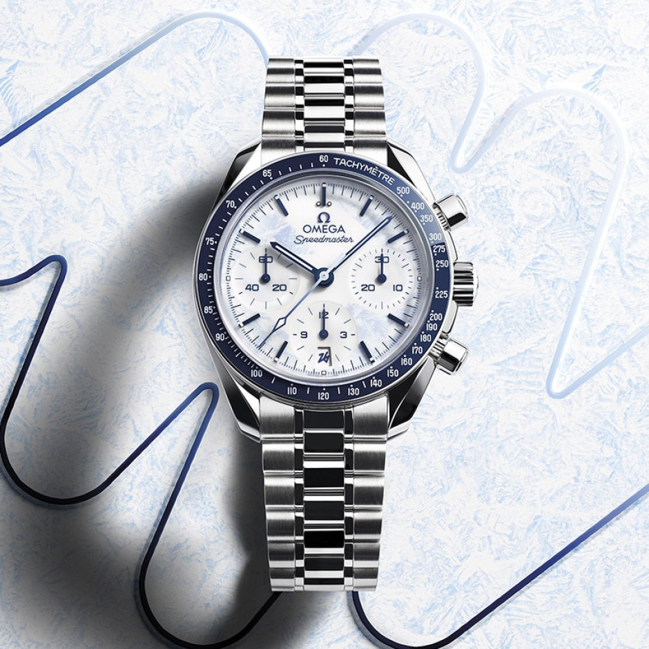 Omega Speedmaster 38 mm Milano Cortina 2026 Licencja: Materiały prasowe / OMEGA