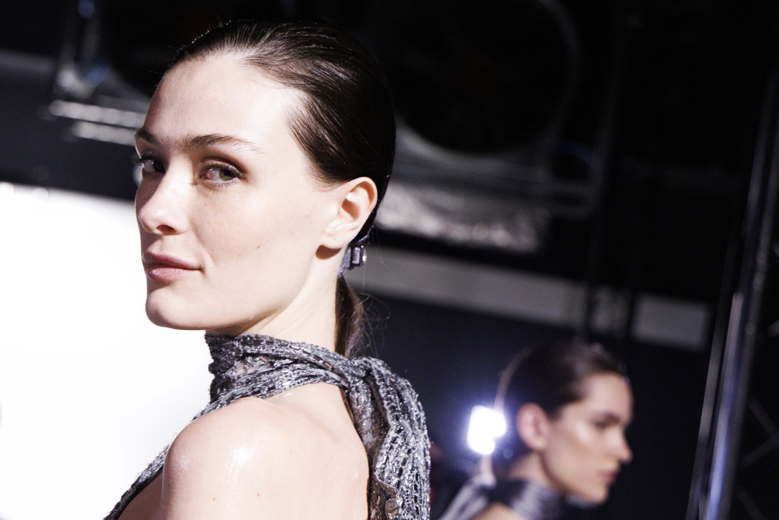 Make-up bei der Ermanno Scervino SS 2026 Show. Foto: Rosdiana Ciaravolo / Getty Images